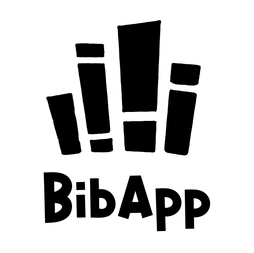 BibApp-Logo Hoch · Schwarz